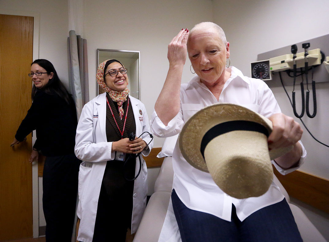 Julie with Dr. Saeed
